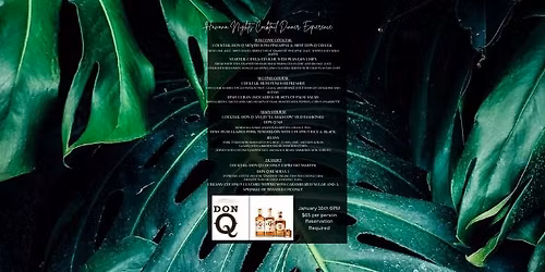 Havana Nights Cocktail Experience featuring Don Q Rum
