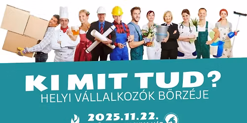 KI MIT TUD - Helyi v\u00e1llalkoz\u00f3i b\u00f6rze \/\/ 11.22. Medvehagyma H\u00e1z