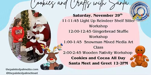 Crafts and Cookies with Santa!