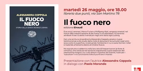 Un punto in pi\u00f9 \u2739 Il fuoco nero, di Alessandra Coppola