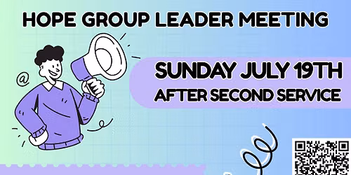 Hope Group Leader Meeting