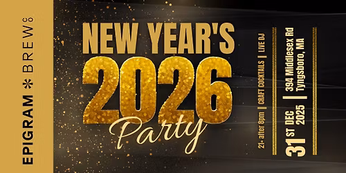 New Years 2026 Party at Epigram Brew Co.!