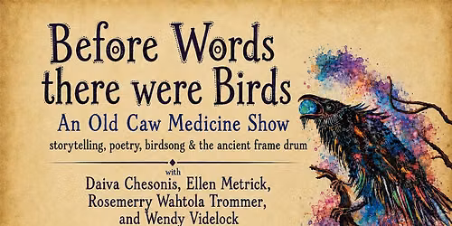 Grand Valley Audubon Society Presents: Before Words there were Birds