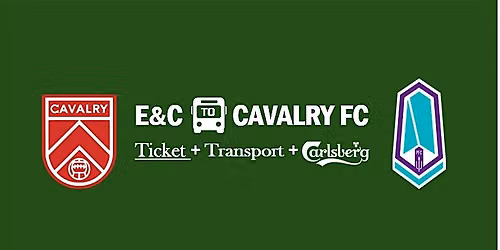 Cavalry vs Pacific FC:     Ticket + Transport + Carlsberg