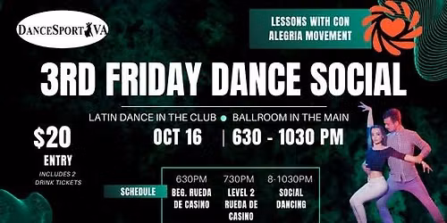 Third Friday Latin Night & Ballroom Social