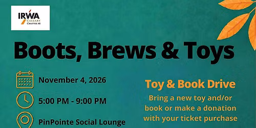 IRWA 48 - Boots, Brews and Toys