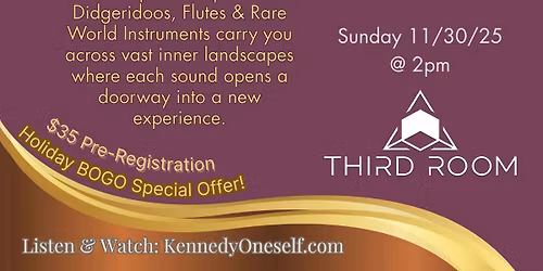 Sonic Sanctuary: A multi-instrumental Sound Healing with Kennedy Oneself