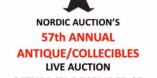 ANTIQUE\/COLLECTIBLES LIVE AUCTION (Dec. 27) @Nordic Auction