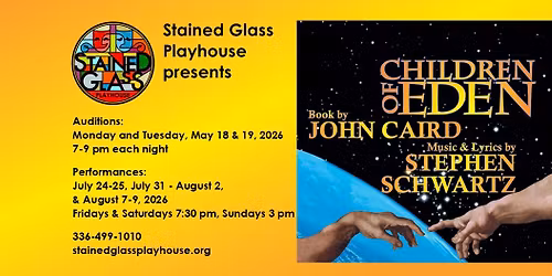 Auditions for "Children of Eden"