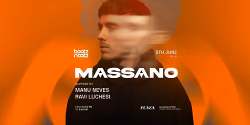 Massano (Drumcode\/Afterlife) - Sydney