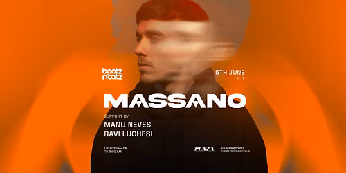 Massano (Drumcode\/Afterlife) - Sydney