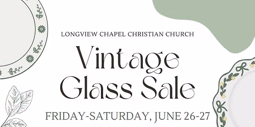 Vintage Glass Sale