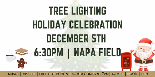 Tree Lighting and Holiday Celebration