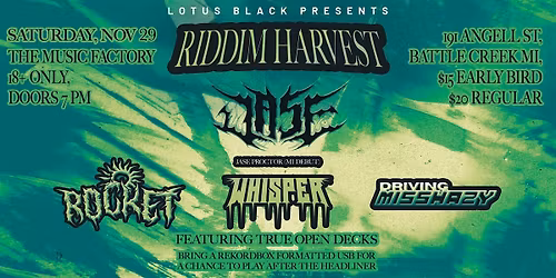 LOTUS BLACK PRESENTS: RIDDIM HARVEST