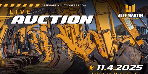 KISSIMMEE FLORIDA CONSTRUCTION LIVE AUCTION - NOVEMBER 4TH @ 9AM ET