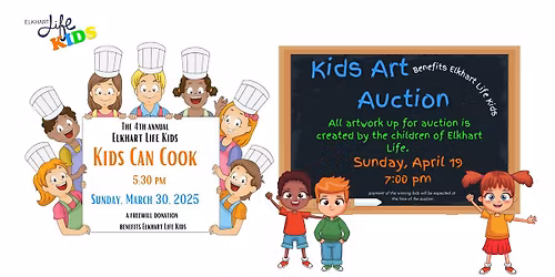 The 5th annual Kids Can Cook and Kids Art Auction