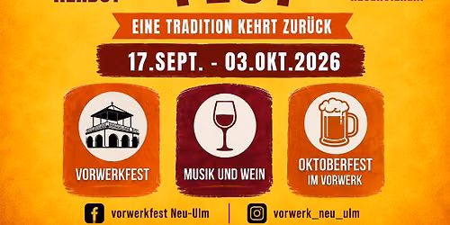 Eine Tradition kehrt zur\u00fcck - Vorwerkfest Neu-Ulm