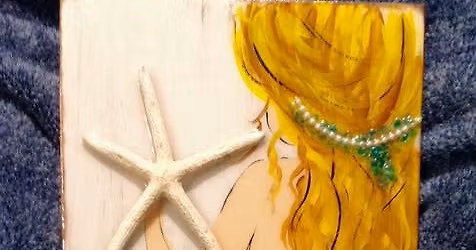 Resin Mermaid Painting