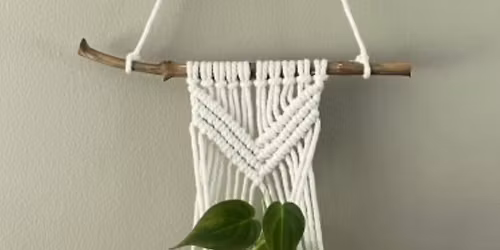 Slow Made: Macram\u00e9 Plant Holders with Wild Daisy Creative with Four Suns Farm Lavender