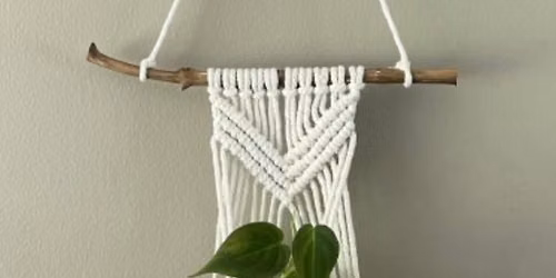 Slow Made: Macram\u00e9 Plant Holders with Wild Daisy Creative with Four Suns Farm Lavender