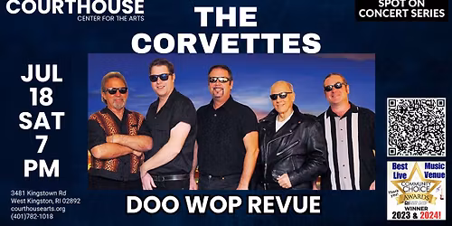 The Corvettes \u2013 Doo Wop Revue - 2026