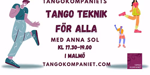 Tangoteknik f\u00f6r alla med Anna Sol