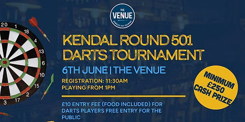 Kendal Round 501 Darts Tournament