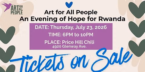 Art for All People -- An Evening of Hope for Rwanda