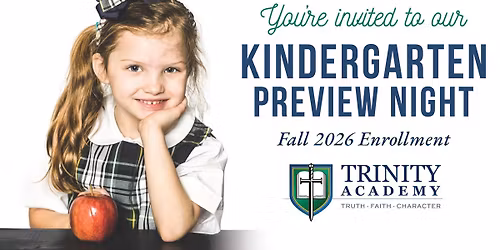Kindergarten Preview Night - Fall 2026 Enrollment