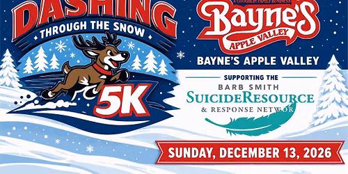 Bayne's Apple Valley Dashing Through the Snow 5K Trail Run