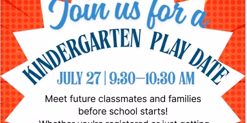 Kindergarten PlayDate