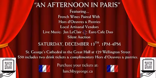 Fundraising Event: Lunch by George (An Afternoon in Paris)
