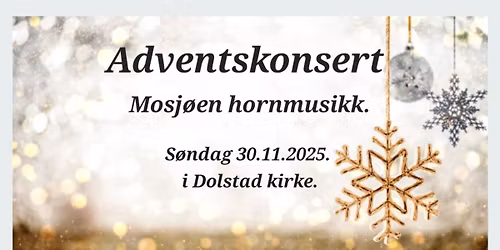 Adventskonsert med Mosj\u00f8en hornmusikk