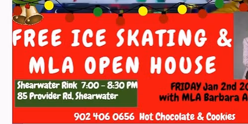 MLA Barbara Adams FREE Skating Parting and Open House