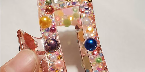 Bejeweled Hair Clips