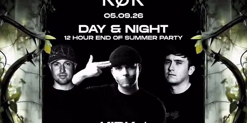 K\u00d8R Day & Night Cardiff w\/ KIRK \/ ANDREW CAIRNS \/ DEEVEY
