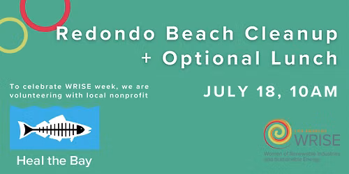 Local Beach Cleanup in Redondo Beach + Optional Lunch