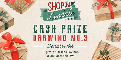 Shop Lindale Cash Prize Drawing #3