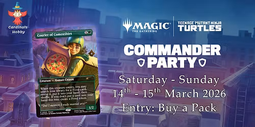 Cardinals Hobby TMNT Commander Party
