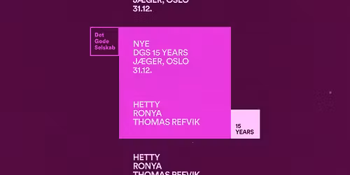 New Years Eve x Det Gode Selskab 15 YEARS | Nightflight
