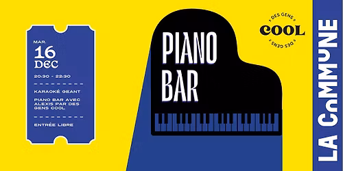 Piano Bar \ud83c\udfb9