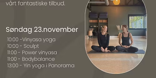 Yoga & Pilates 23.november \ud83e\uddd8\ud83c\udffc