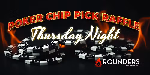 Poker Chip Pick Raffle