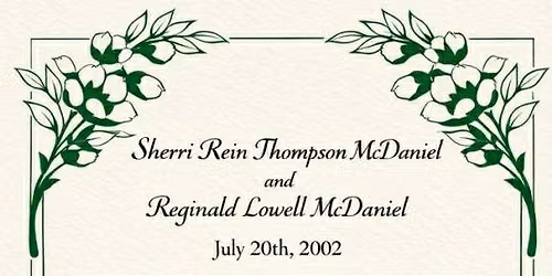 REGGIE AND SHERRI'S VOWEL RENEWAL 