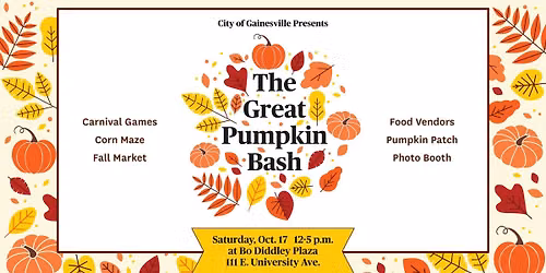 The Great Pumpkin Bash at Bo Diddley Plaza
