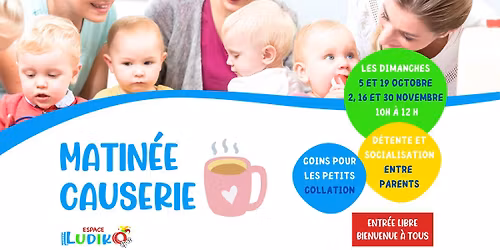 Matin\u00e9e causerie - 30 novembre 2025