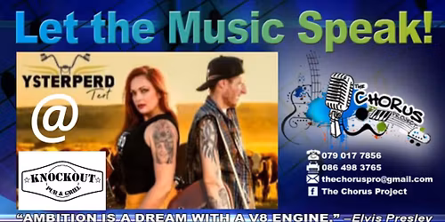 Ysterperd Tert live at Knock Out Pub and Grill, Vanderbijlpark