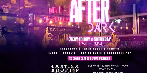 CANTINA AFTER DARK | AUG 1st