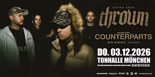 THROWN | EU & UK TOUR 2026 I TonHalle M\u00fcnchen