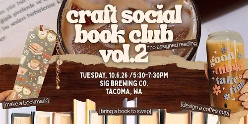 Craft Social Book Club - Vol.2 : No Assigned Reading